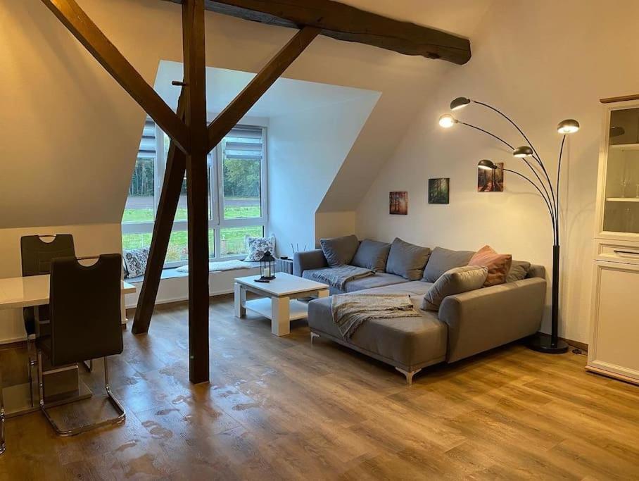 Wunderschoene Ferienwohnung Auf Dem Bauernhof Greven Exterior foto